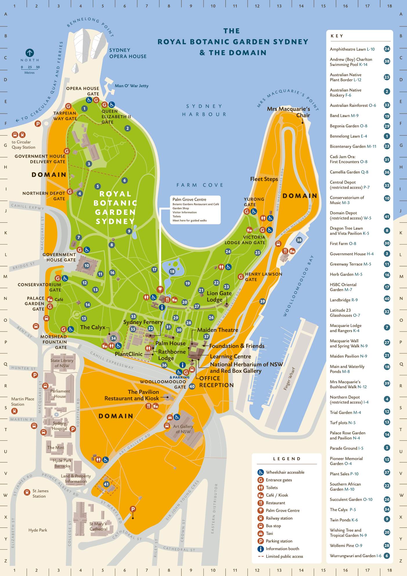 royal botanic gardens sydney map Garden Explorer The Royal Botanic Garden Sydney royal botanic gardens sydney map